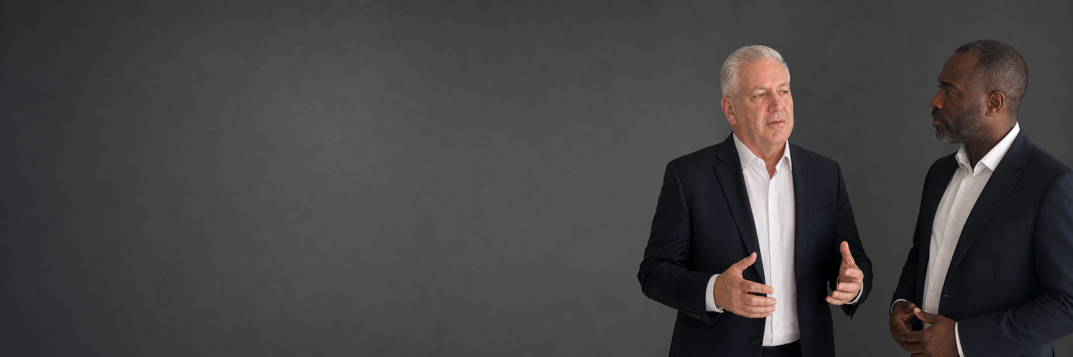 David Edmonds in conversation with a client
